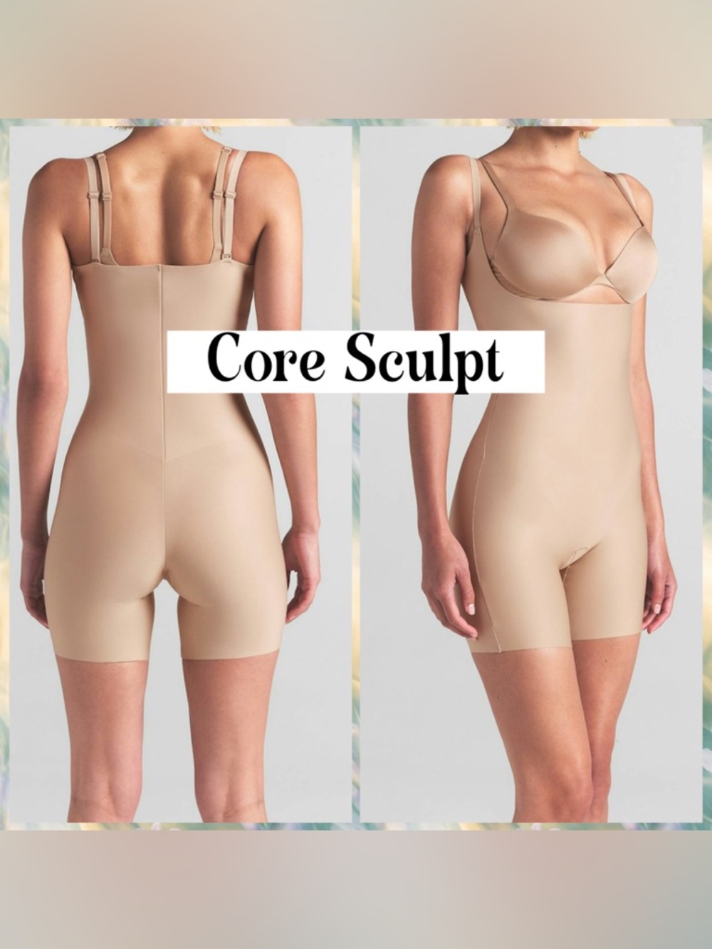 SKIMS CORE SCULPT OPEN BUST MID THIGH
BODYSUIT